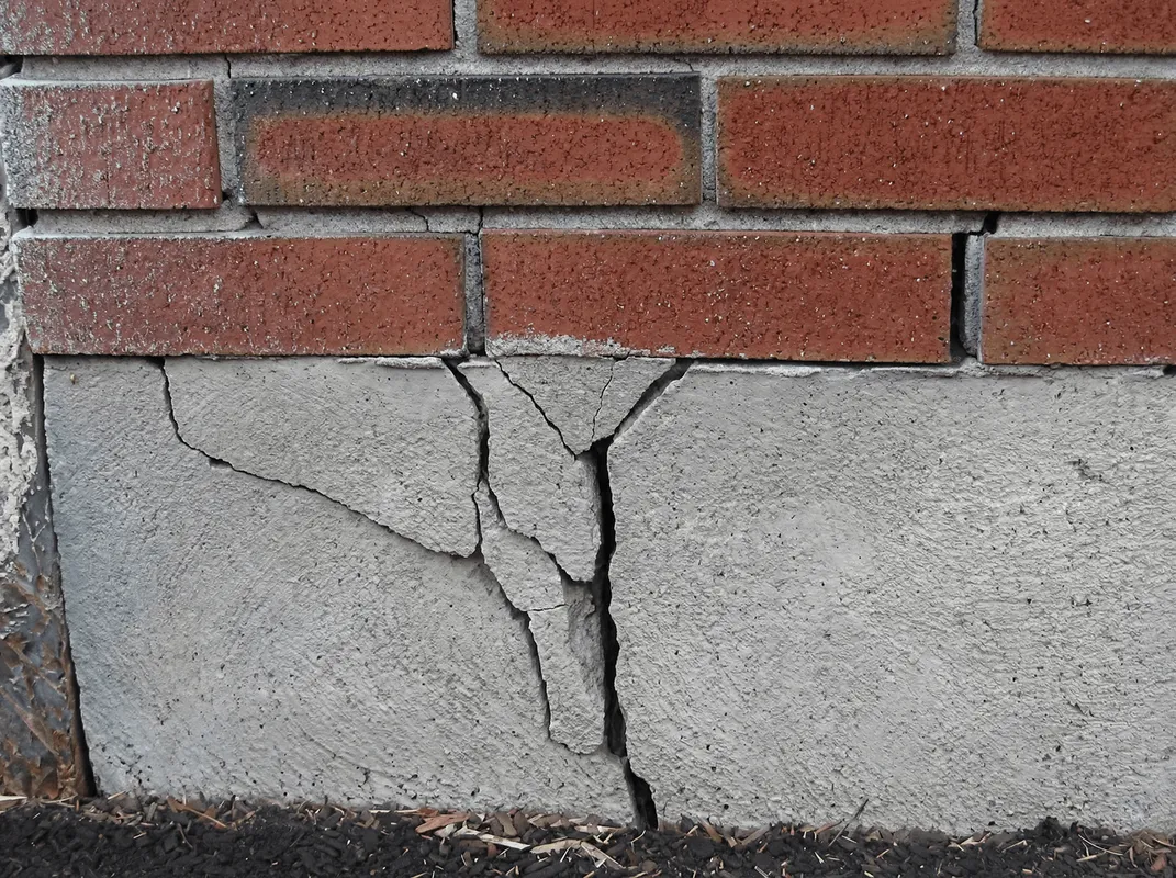Concrete foundation with serious structural damage in Anchorage, AK